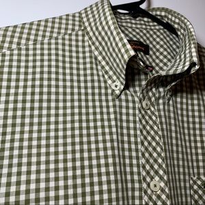 Ben Sherman Green Gingham check shirt Medium